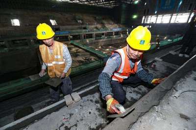 亞運三館12月底整體竣工交付，三千工人節(jié)日堅守崗位趕工機電安裝